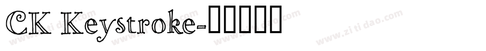 CK Keystroke字体转换